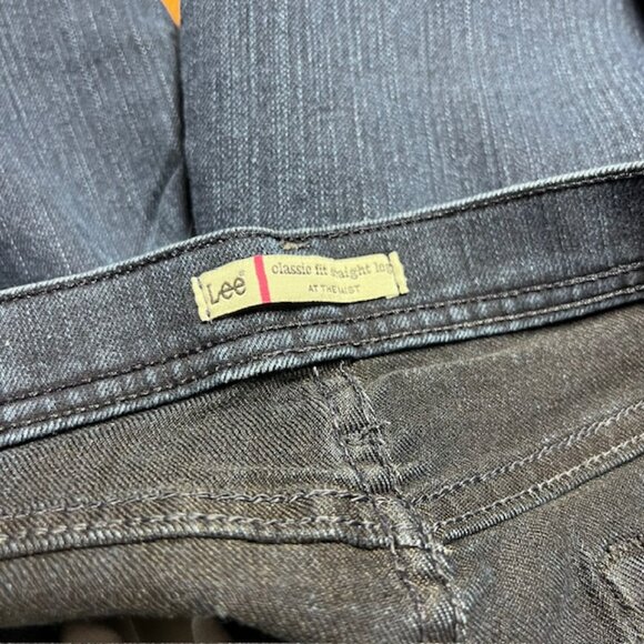 Lee Blue Classic Fit Straight Leg Jeans Size 10 - Picture 8 of 9